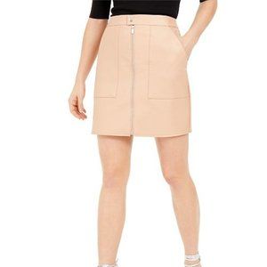 NWT Bar III Faux Leather Skirt